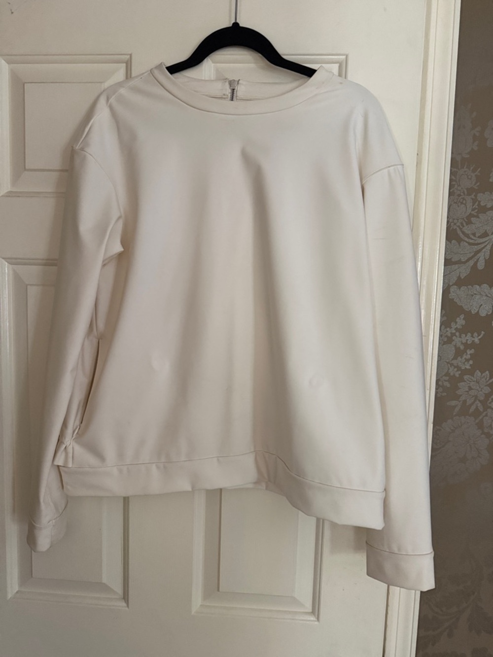 lululemon athletica off-white/cream pullover jacket